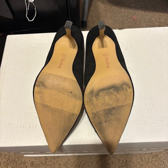 The Drop Women's Parish Pointed Toe Heel Black, 9.5 - Picture 3 of 5